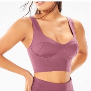 Fabletics sports bra corset top